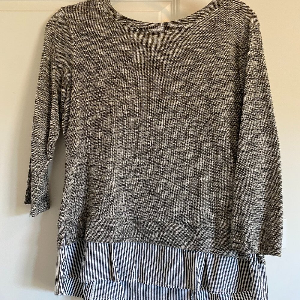 Anthropologie layered-look top